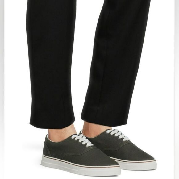 🔹️NWT Chaps Olive Chase Canvas Lace-up Sneakers Men's 10.5 - Picture 2 of 12